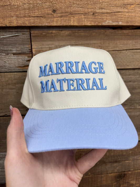 Marriage material hat
