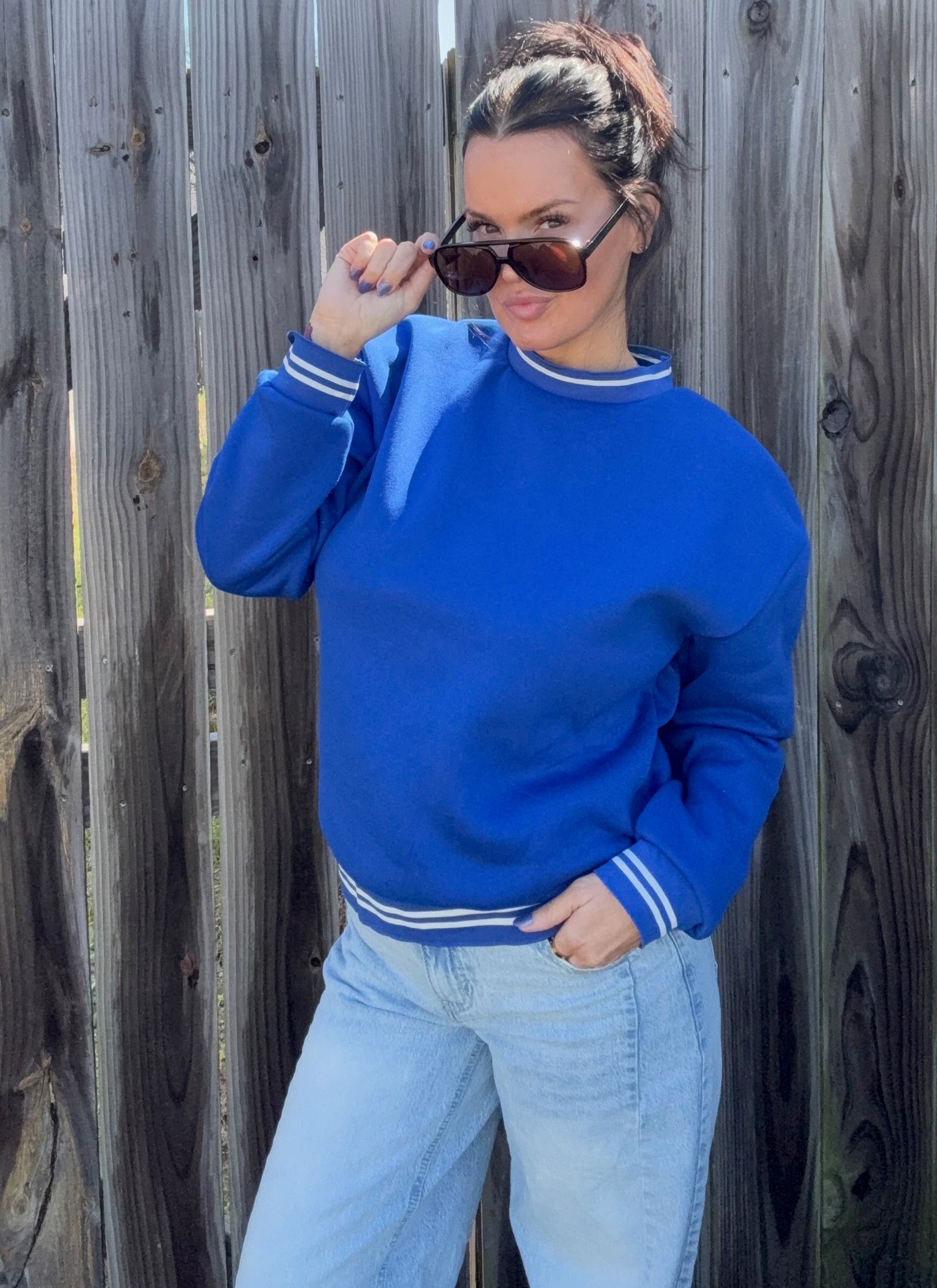 Royal Blue Pullover