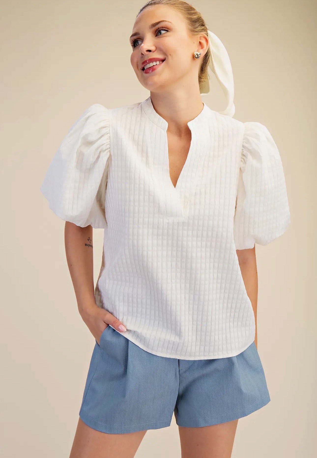 White Cloud Blouse