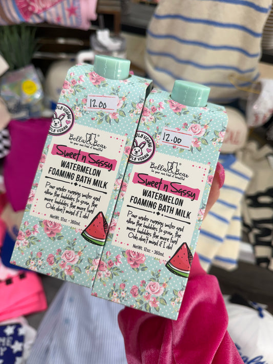 ￼Sweet & Sassy Watermelon Bath Milk