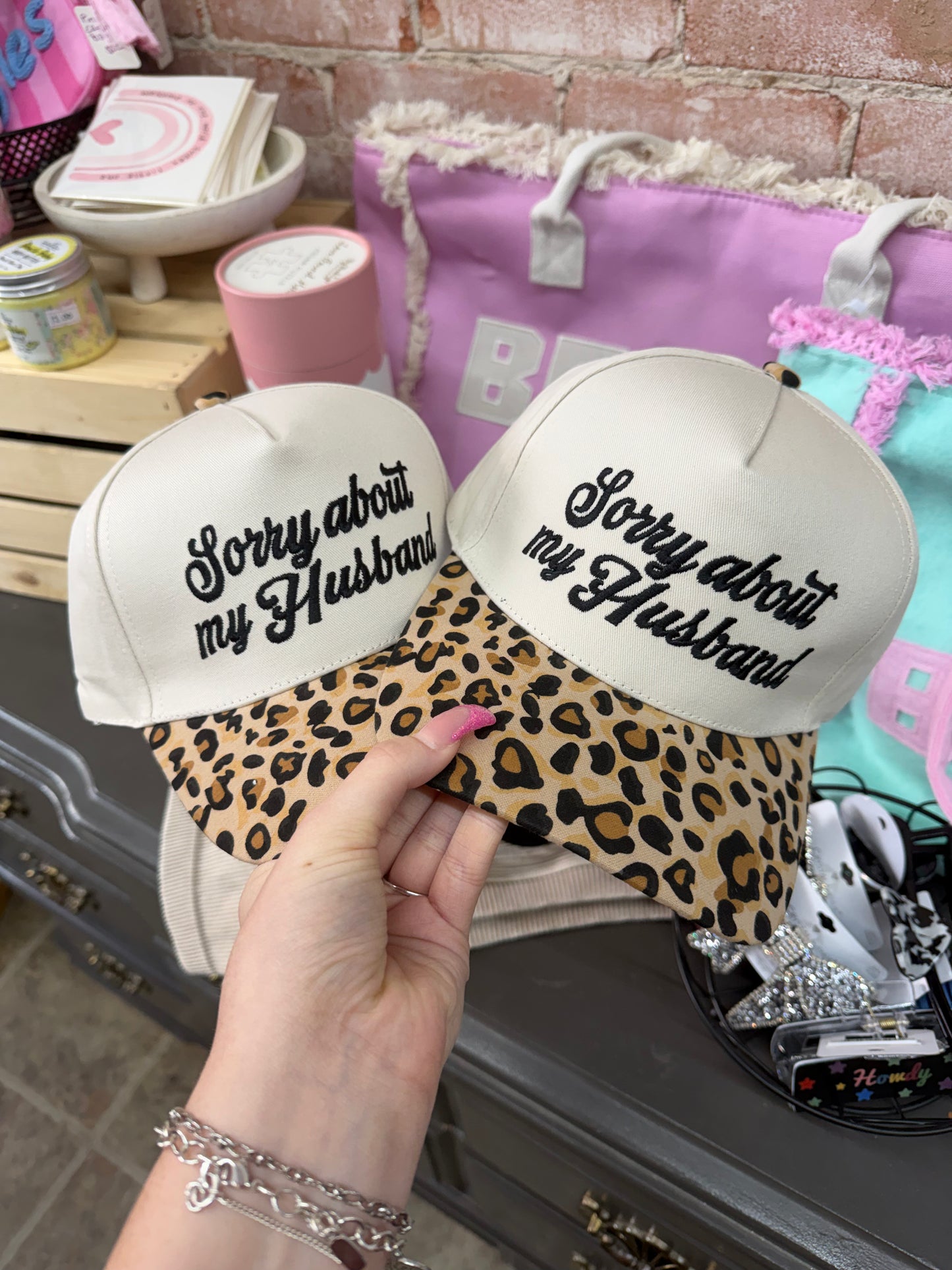 Cheetah Sorry about my husband hat
