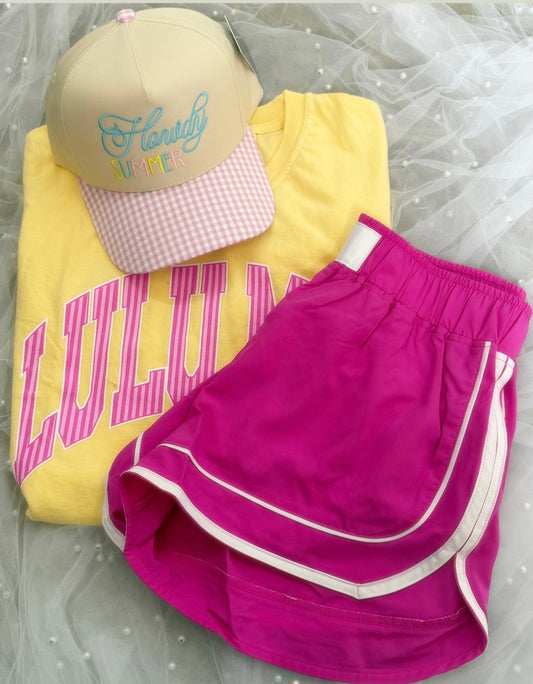 Pink Running Shorts