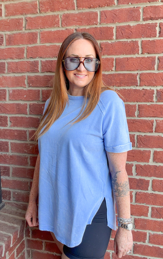Powder Blue Top