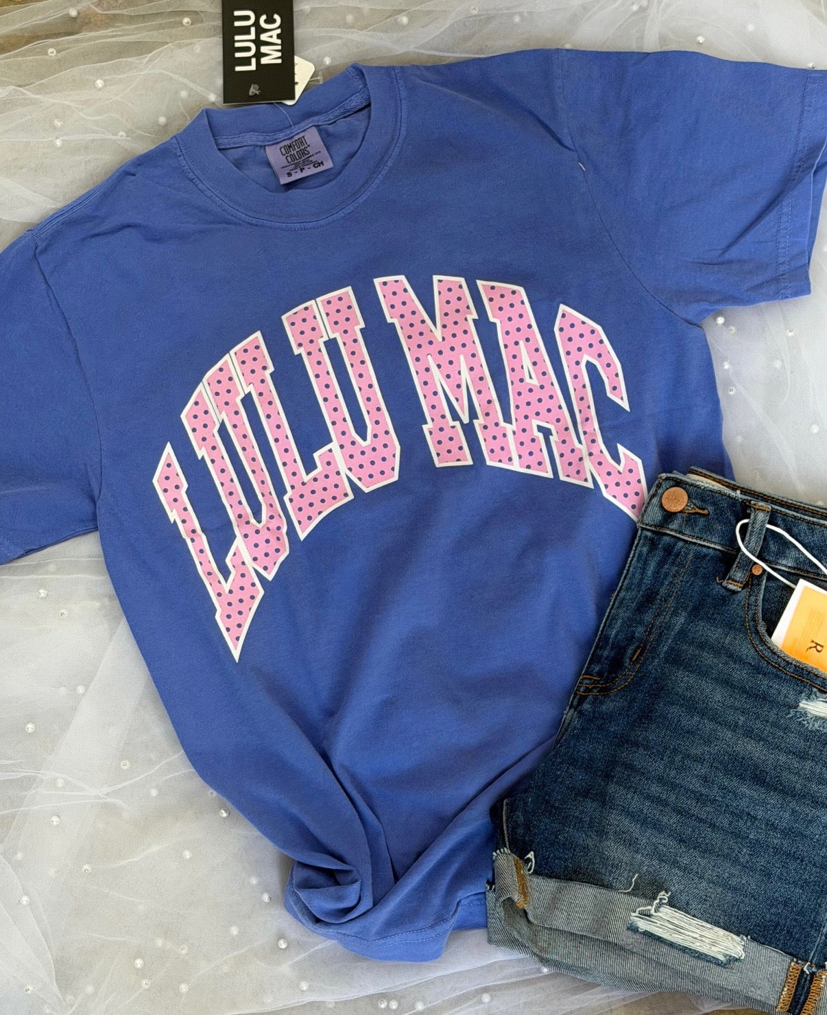 Lulu Mac Pink Polka Dot Tee