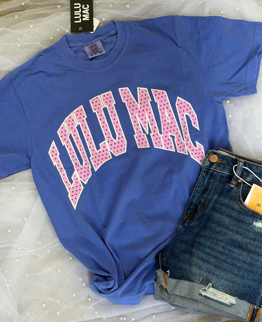 Lulu Mac Pink Polka Dot Tee
