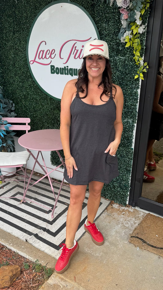 Athletic romper/dress