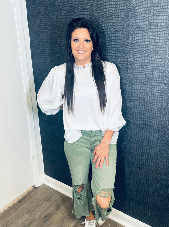 White pearl top